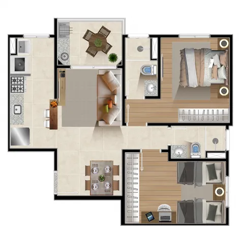 imagem 4 - Apartamento - Padrão imagem 4 - Apartamento - Padrão
