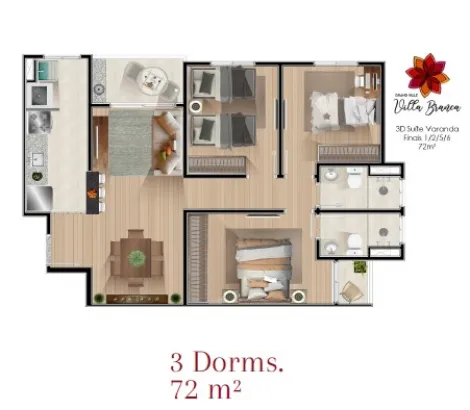 imagem 1 - Apartamento à Venda em Jacareí - Conforto e Estilo em Cada Detalhe imagem 1 - Apartamento à Venda em Jacareí - Conforto e Estilo em Cada Detalhe
